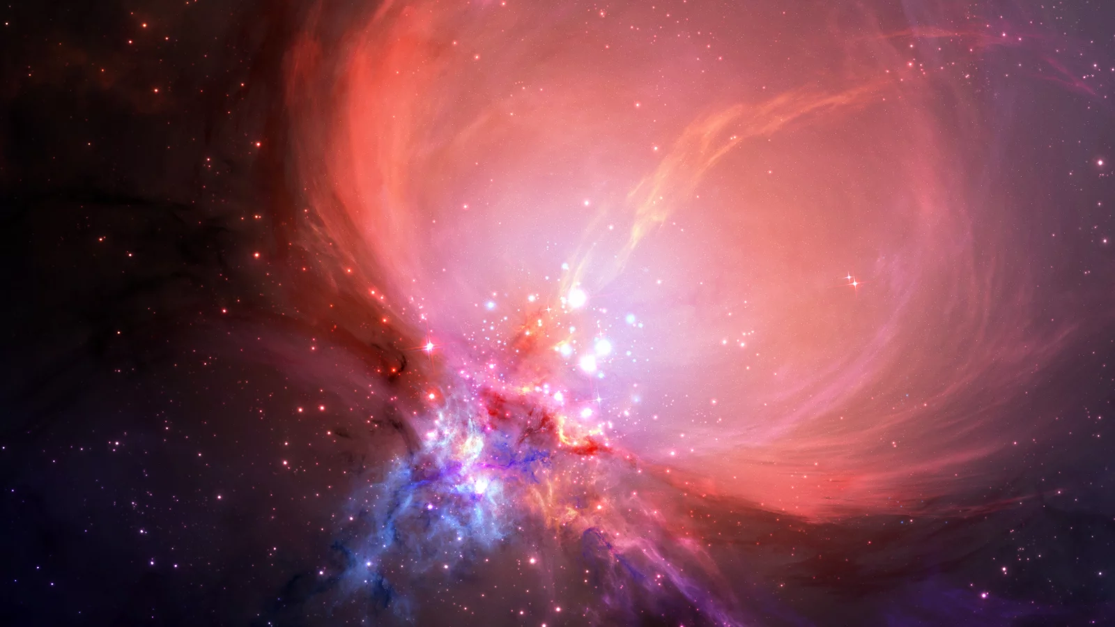 туманность, звезды, space, космос