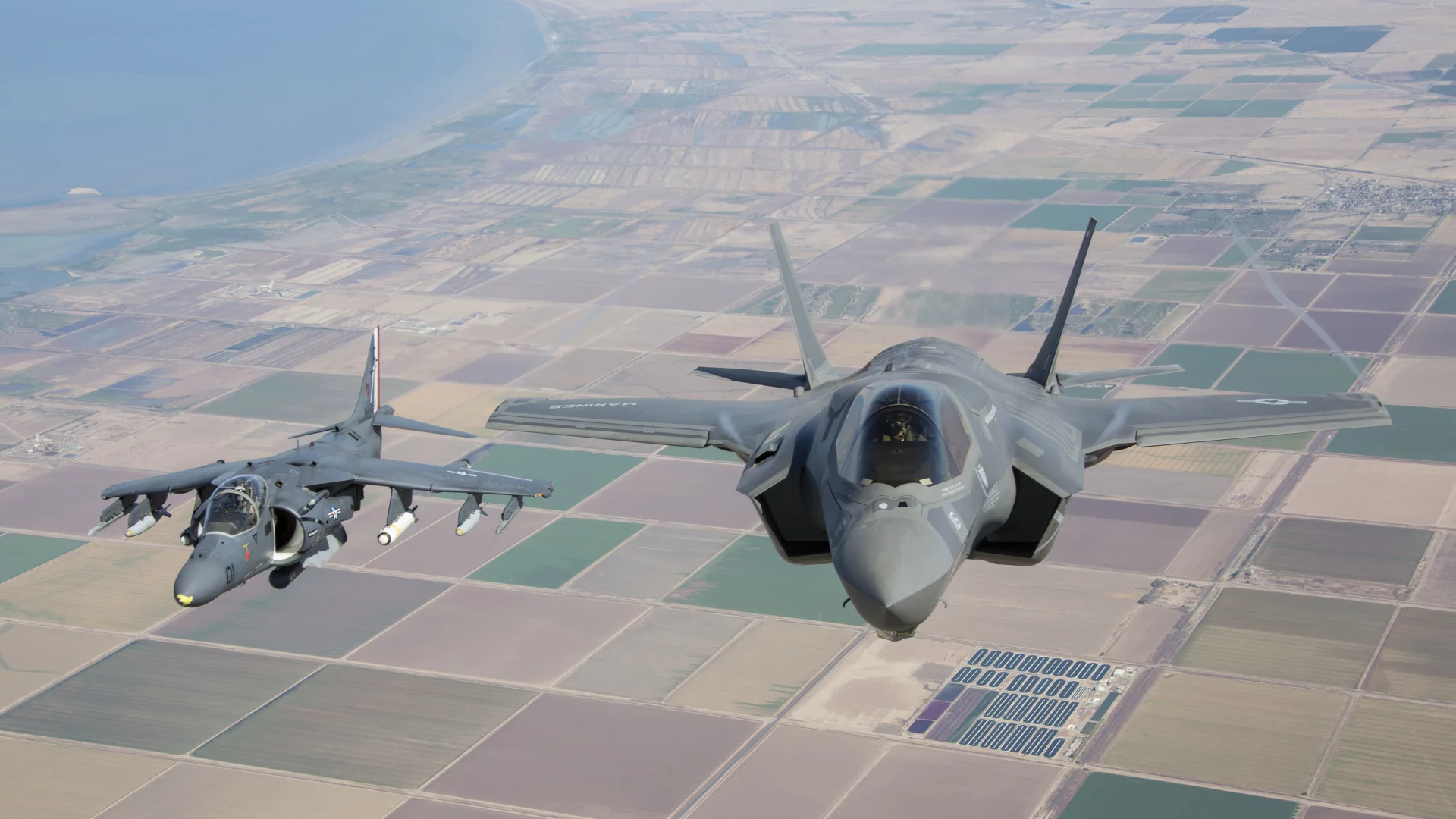 f-35b, lightning ii, земля, av-8b, harrier, полет