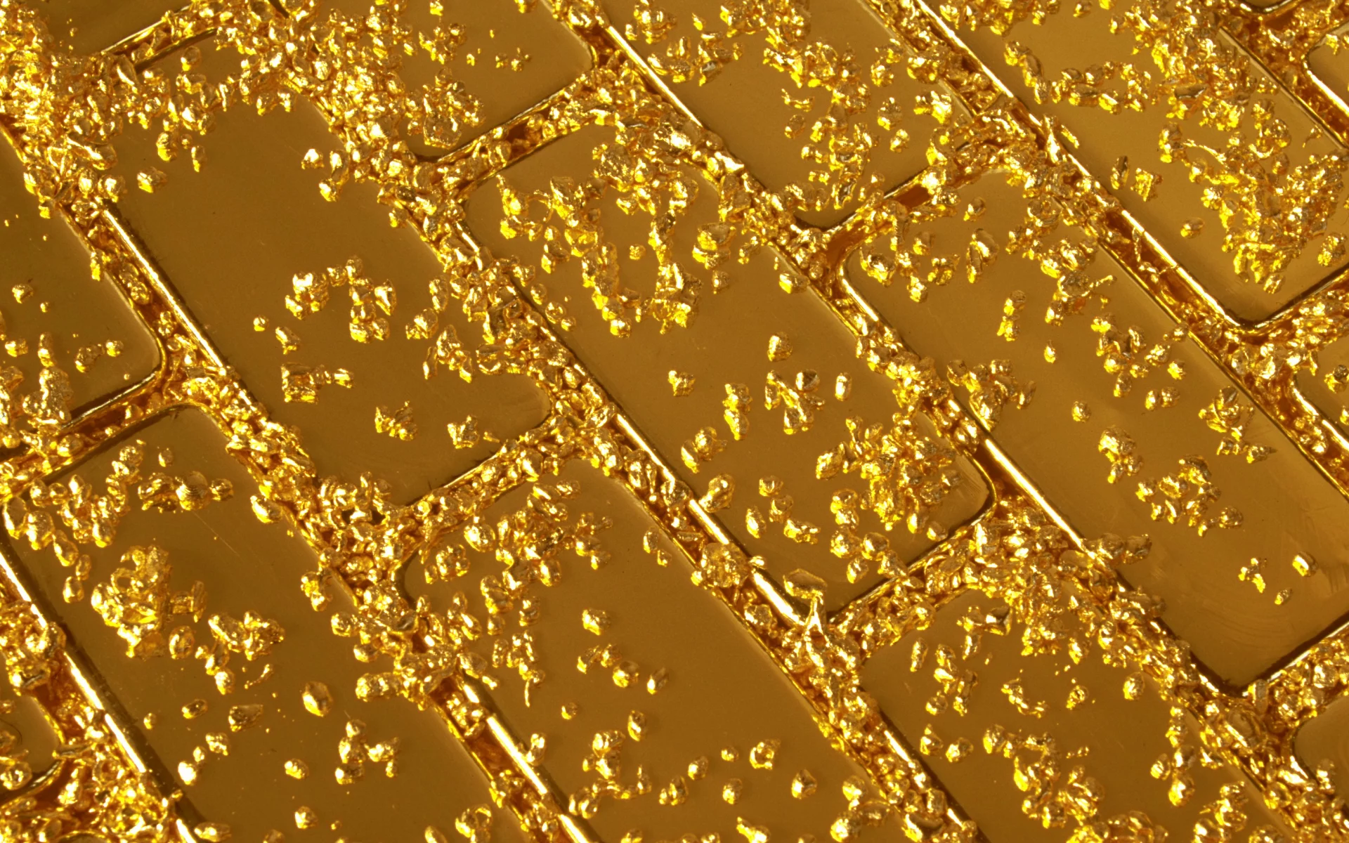 metal, gold, radiance, gold dust, grain, ingot, shine, bullion, tracery, texture, золото