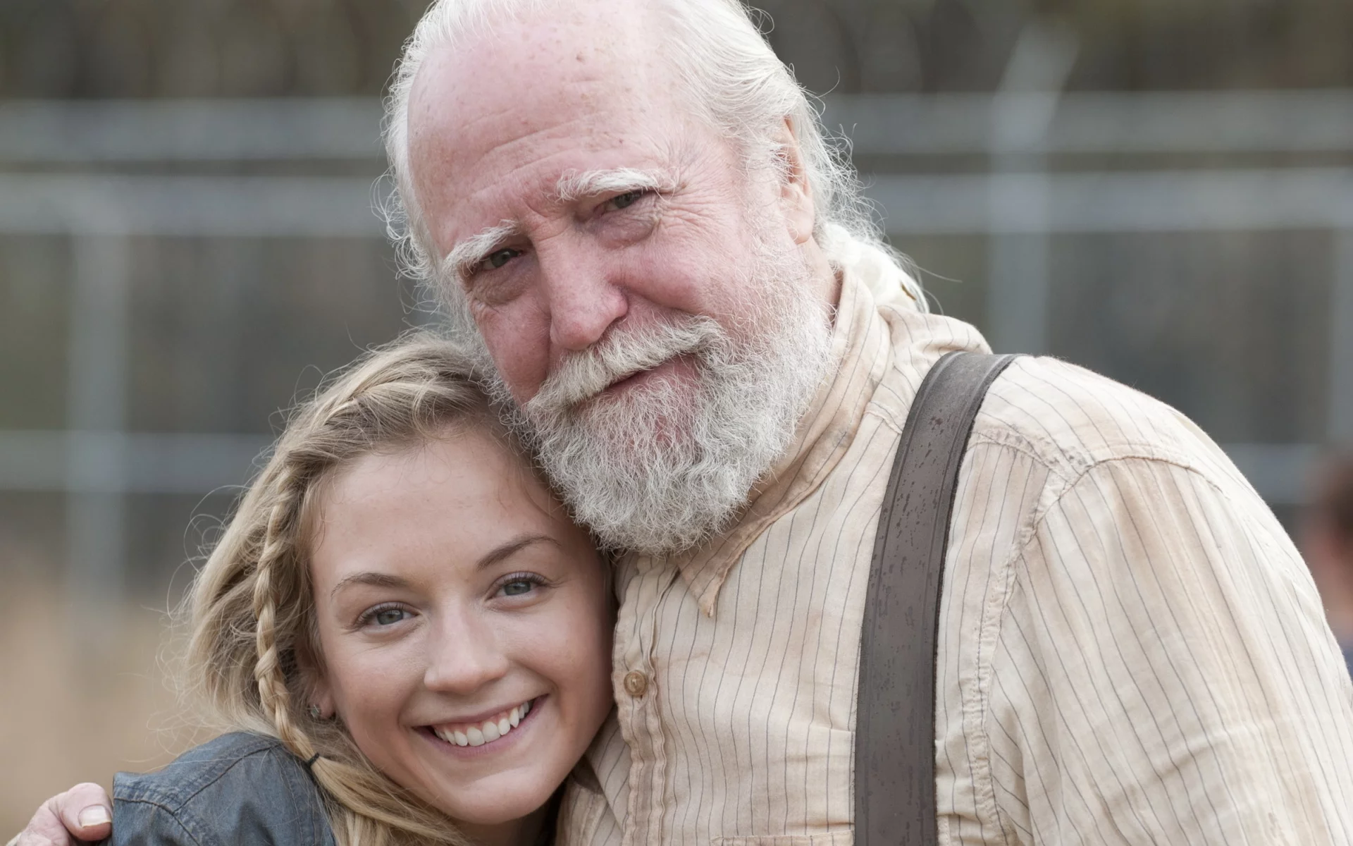 the walking dead, улыбки, scott wilson, emily kinney, актёры