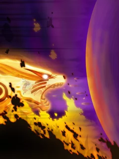 naruto, парень, арт, marxedp, аниме, наруто, uzumaki naruto, kyuubi