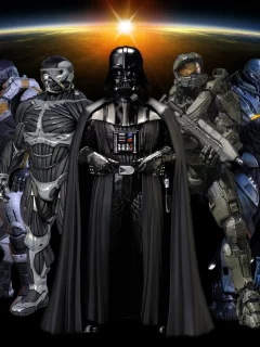 mass effect, star wars, iron man, crysis, game, darth vader, wallpaper, lord, hunter, dead space