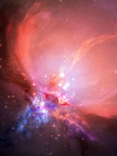 туманность, звезды, space, космос