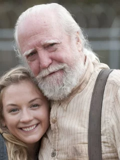 the walking dead, улыбки, scott wilson, emily kinney, актёры