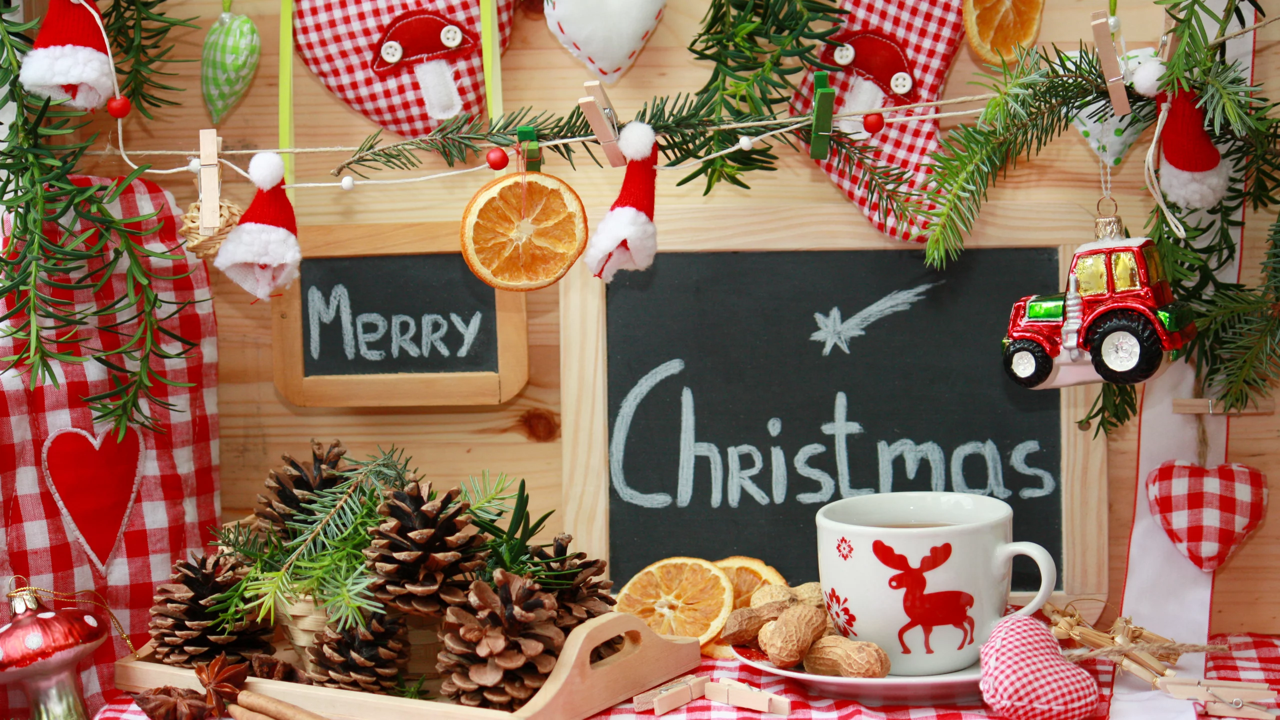 чашка, игрушки, праздник, рождество, елочные, christmas
