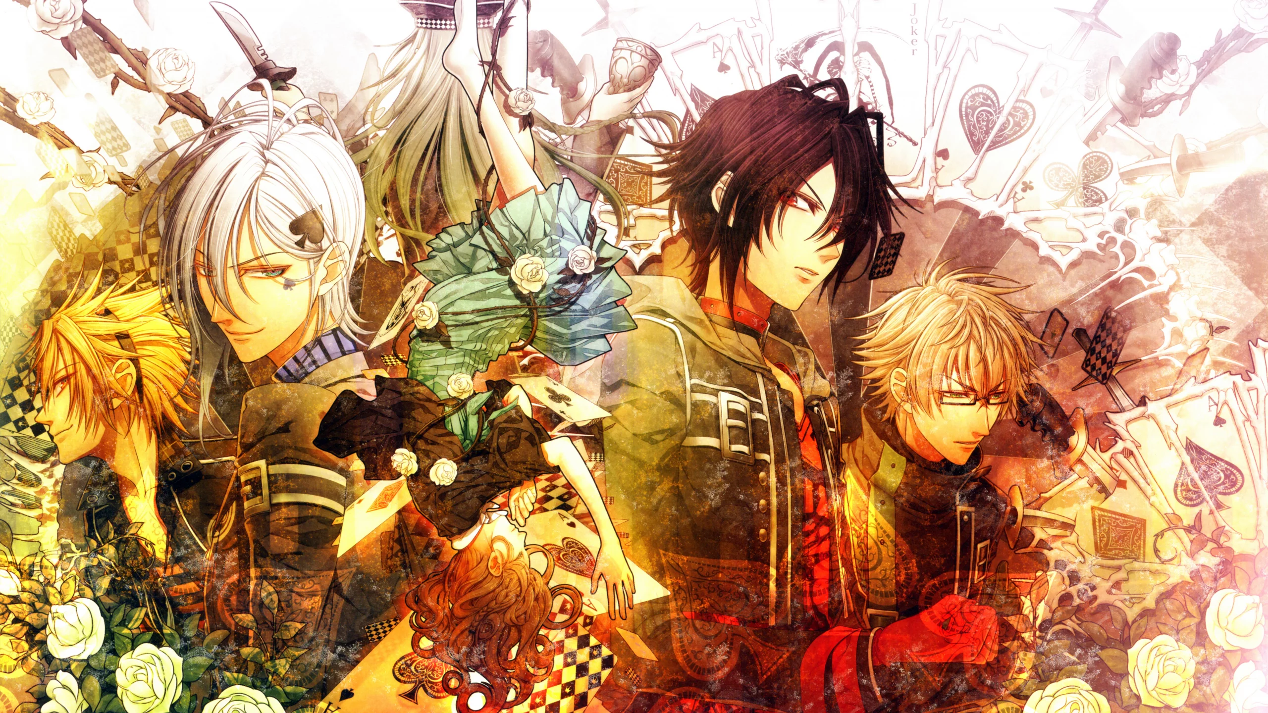 amnesia, девушка, toma, ikki, kent, парни, амнезия, heroine, shin, розы