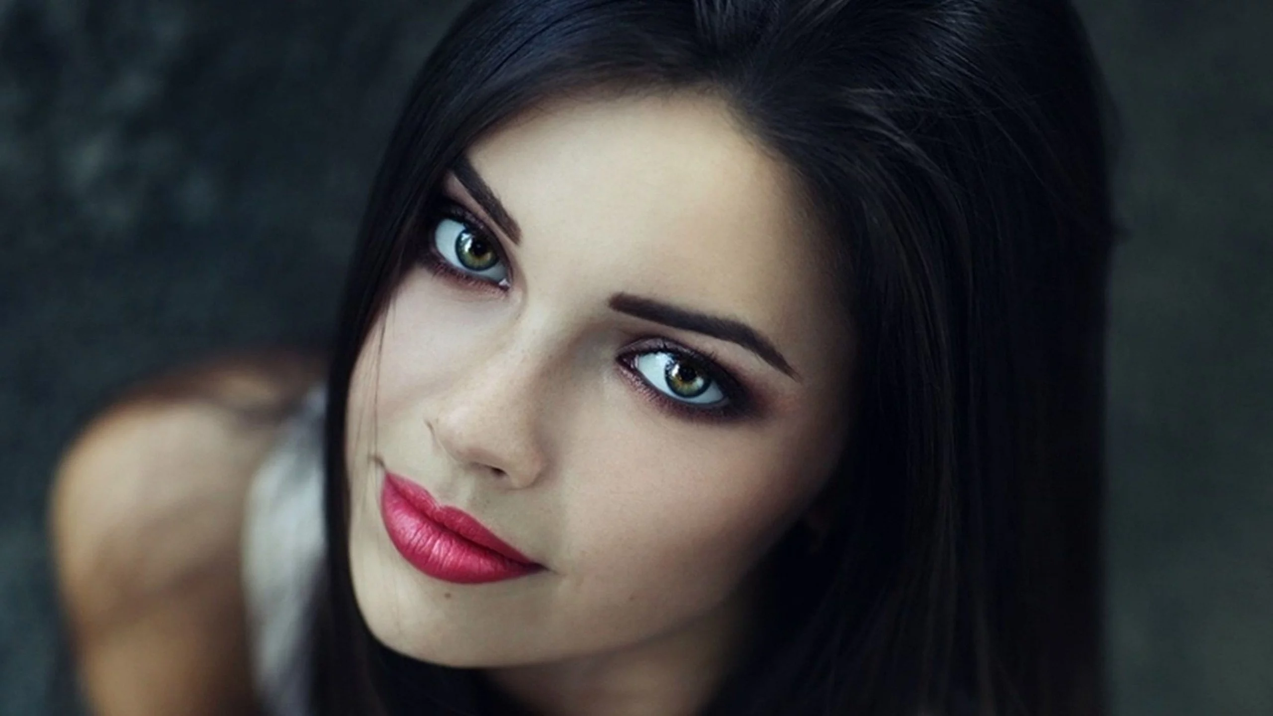 girl, brunette, face, lips, eyes, view, девушка, брюнетка, лицо, взгляд, глаза, губы