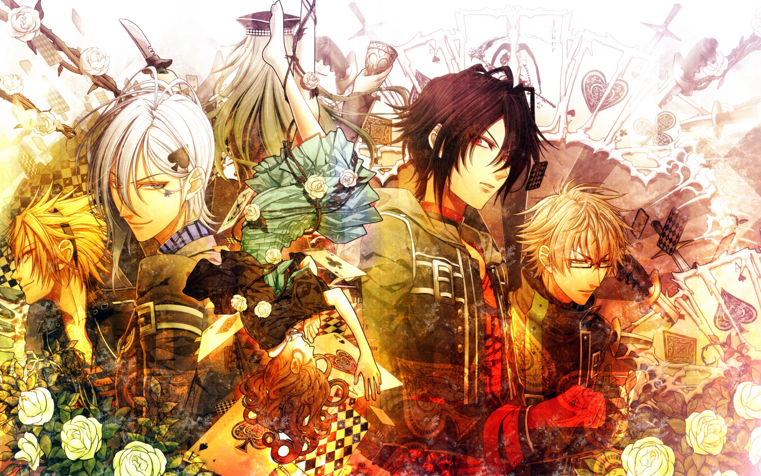amnesia, девушка, toma, ikki, kent, парни, амнезия, heroine, shin, розы
