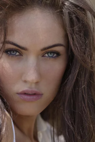 меган фокс, веснушки, лицо, голубые глаза, megan fox