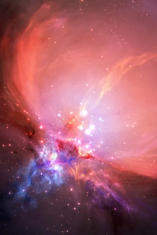 туманность, звезды, space, космос