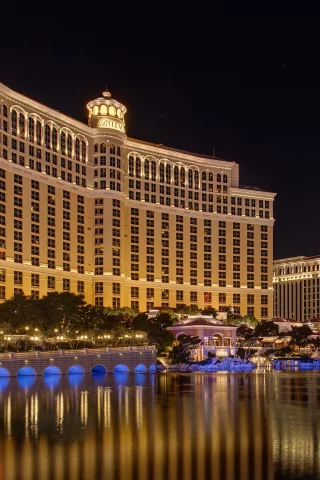 лас-вегас, сша, las vegas, night, невада, usa, ночь, bellagio, nevada