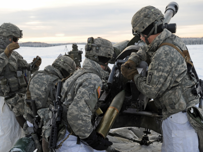 u.s. army alaska, artillerymen, 105mm