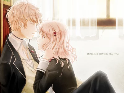 Diabolik lovers, Сю Сакамаки, Юи, наушники, дьявольские возлюбленные