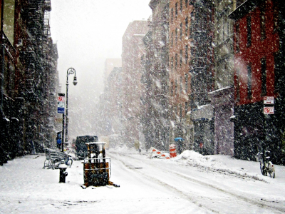 нью-йорк, new-york, снегопад, снег, winter, new-york under snow, зима