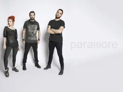 promo, paramore, jeremy davis, photo, gray, taylor york, alternative rock, hayley williams