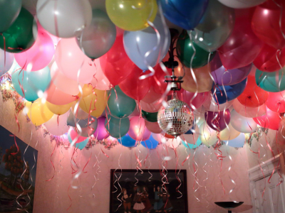надувные, комната, праздник, шары, день рождение