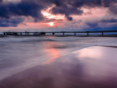 море, океан, пейзаж, природа, вода, ocean, мост, река, sea