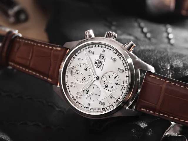 watch, iwc, brown