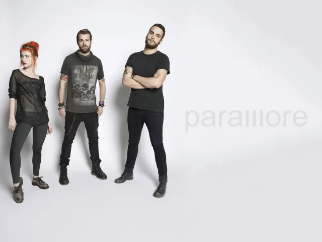 promo, paramore, jeremy davis, photo, gray, taylor york, alternative rock, hayley williams