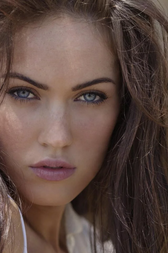 меган фокс, веснушки, лицо, голубые глаза, megan fox