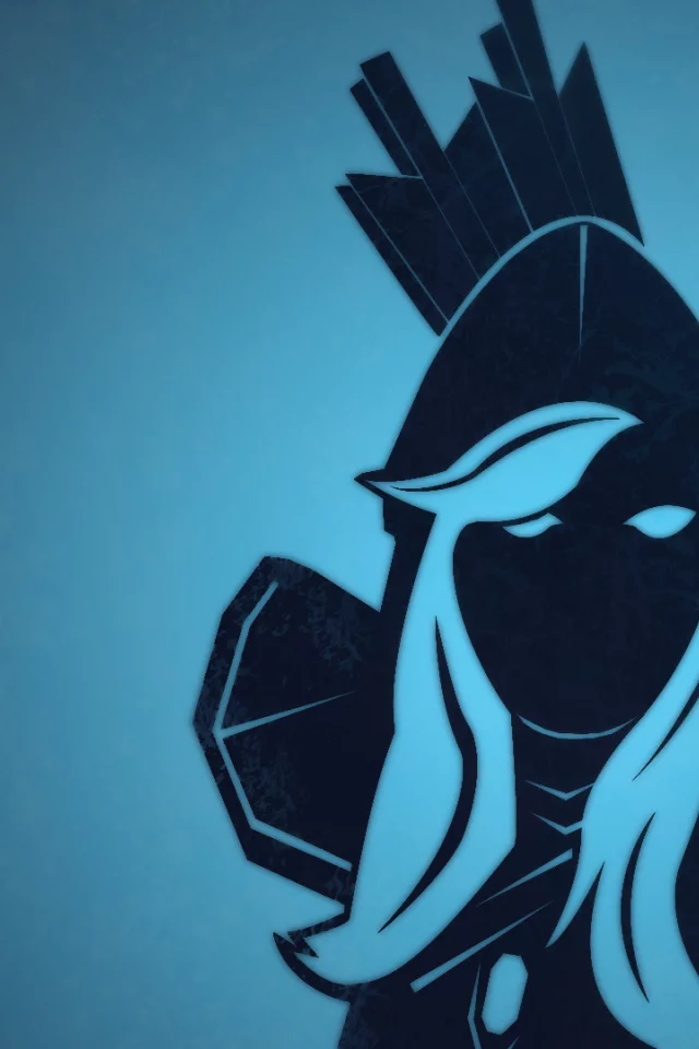 dota 2, обои, blue, drow ranger