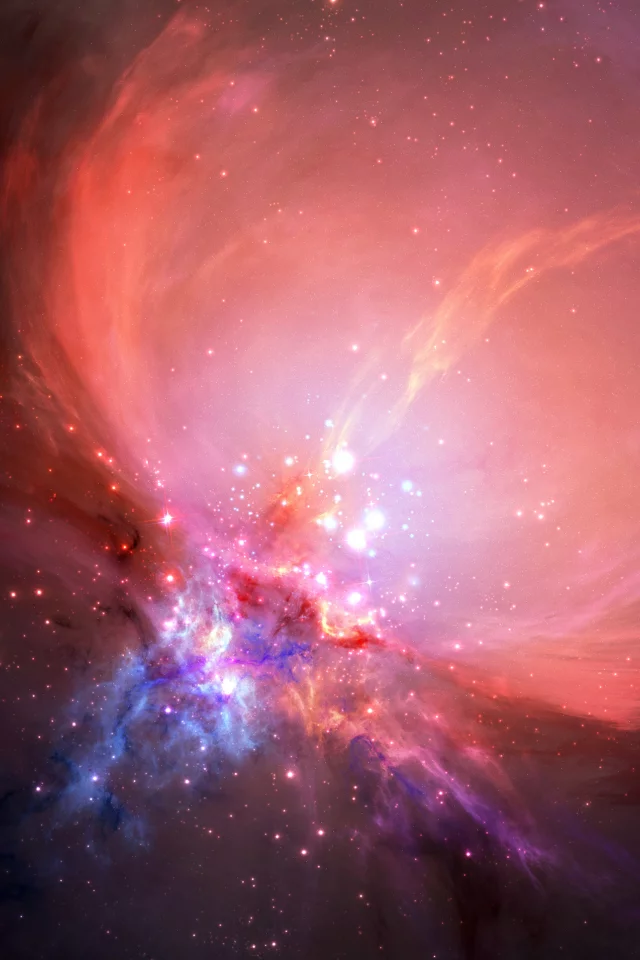 туманность, звезды, space, космос