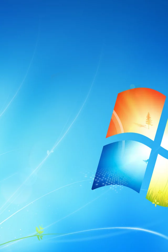 7, семёрка, синий, hi-tech, оригинал, windows 7, винда, обои