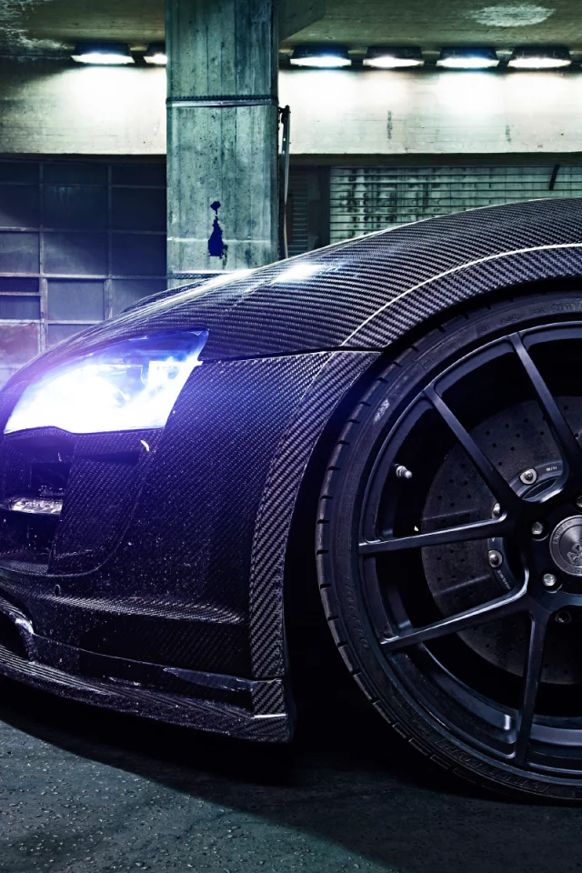 light, carbon fiber, glow, night, brake, wheel, audi, tuning, r8
