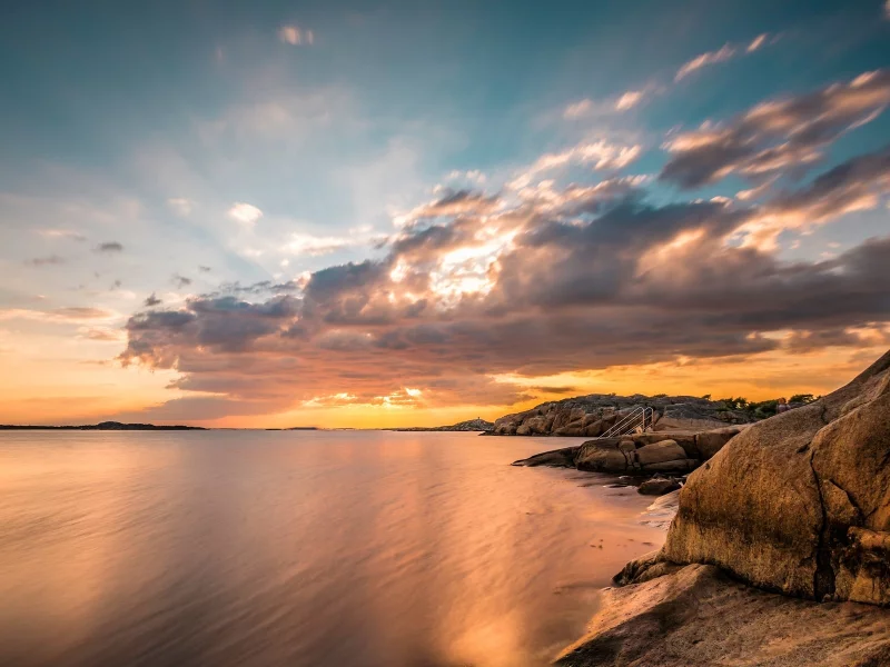 камни, море, пейзаж, вода, океан, река, sea, природа