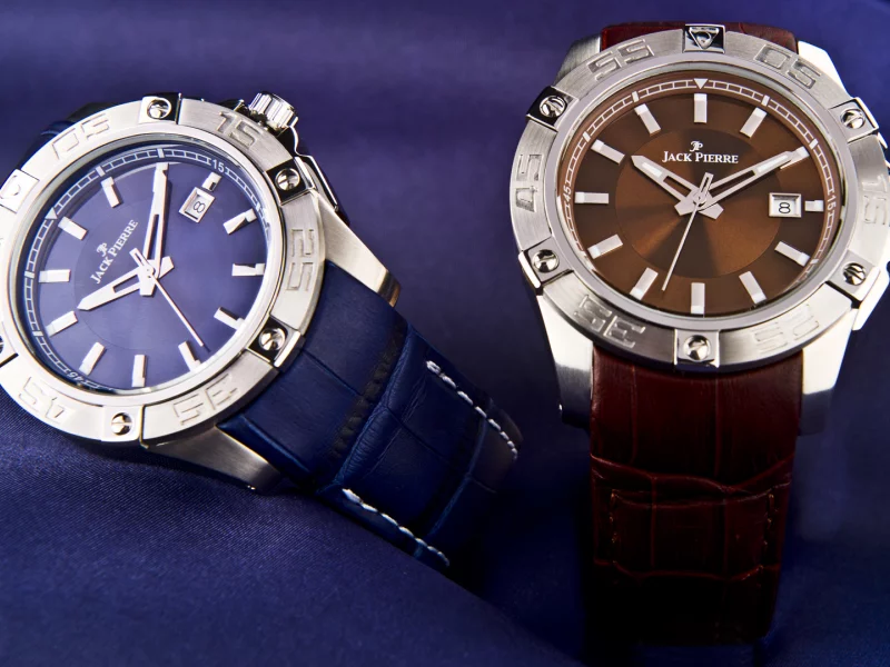 watch, two, pierre, design, leather jack