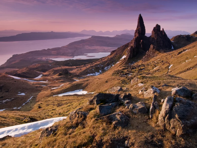 шотландия, rocks, вода, природа, skye, europe, scotland, скалы, горы