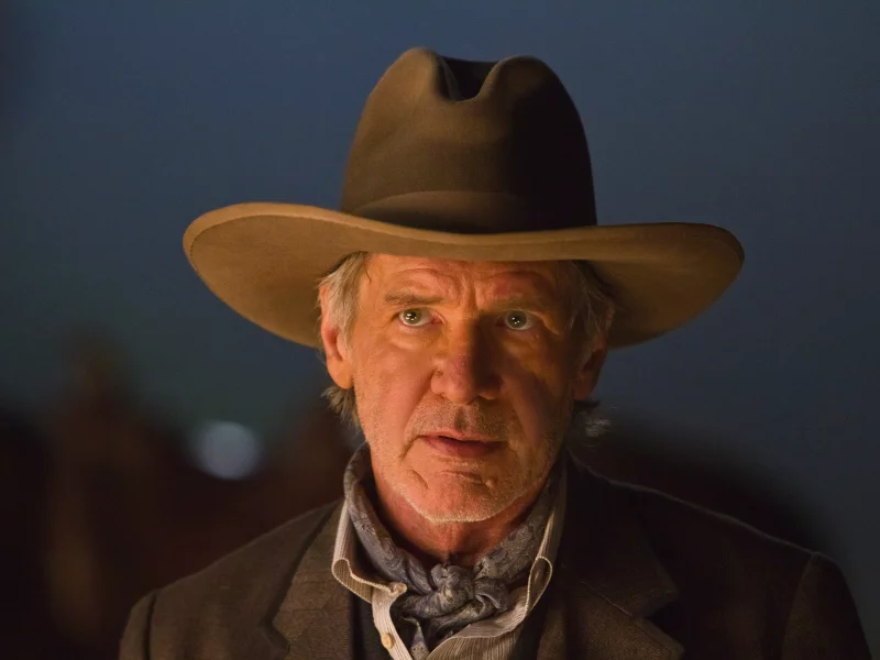 harrison ford, ковбои против пришельцев, портрет, шляпа