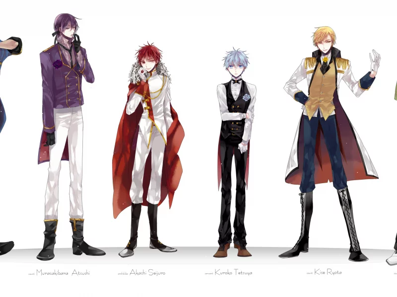 баскетбол куроко, aomine daiki, kise ryouta, akashi seijuurou, kuroko no basket
