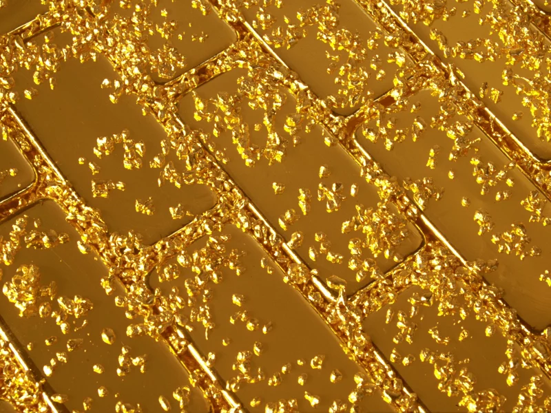 metal, gold, radiance, gold dust, grain, ingot, shine, bullion, tracery, texture, золото