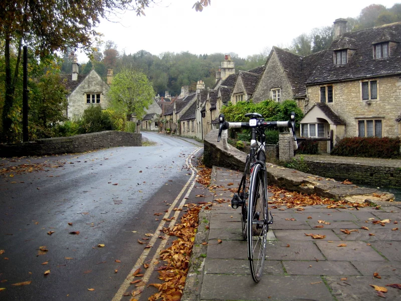 road bike, город, улица, англия, bloomsburg