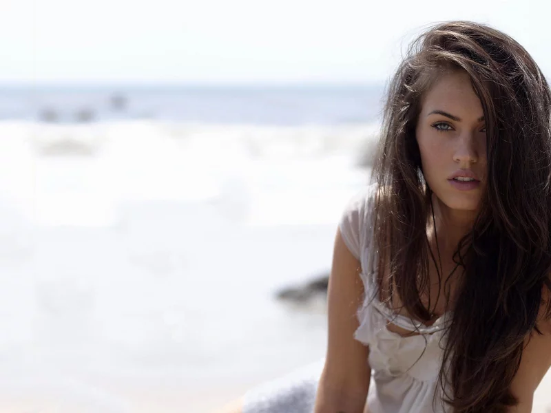megan fox, море, меган фокс, лицо