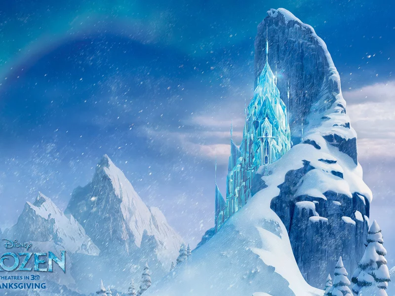 2013, frozen, ледяной замок, walt disney, холодное сердце