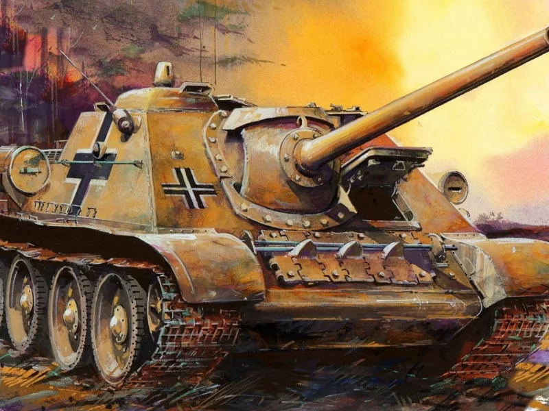  советская самоходно-артиллерийская установка, су-85