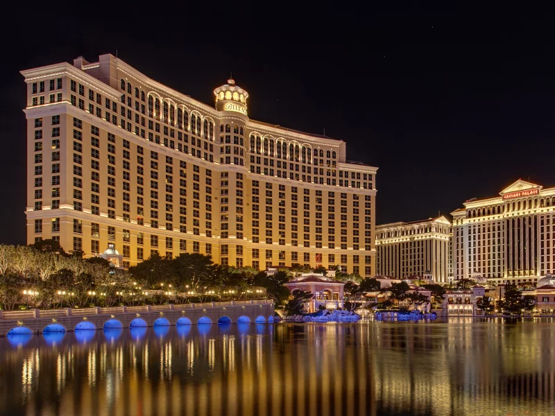 лас-вегас, сша, las vegas, night, невада, usa, ночь, bellagio, nevada