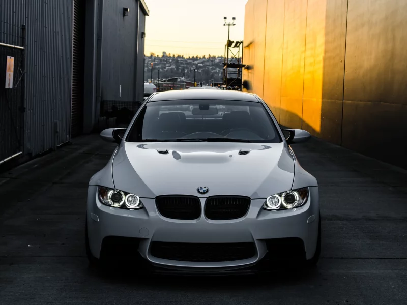 white, m3, дневной, белый, e92, бмв, переулок, свет, передок, bmw