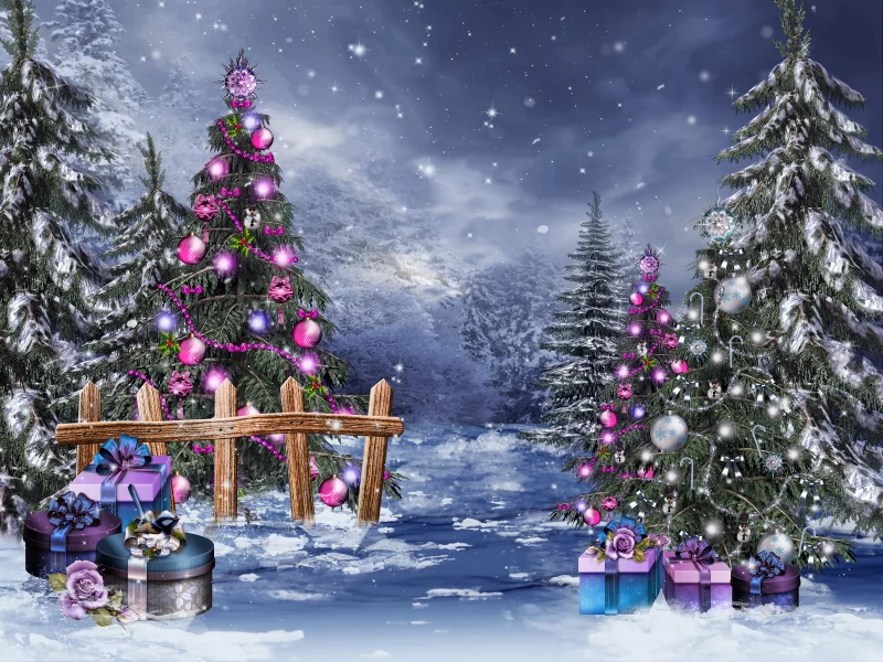 christmas, новый год, new year, волшебство, елки, рождество