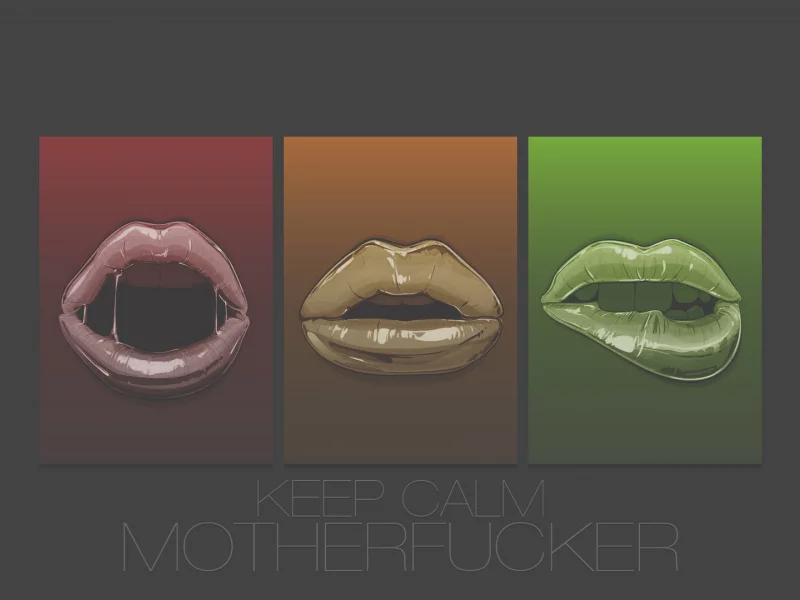 губы, calm, keep