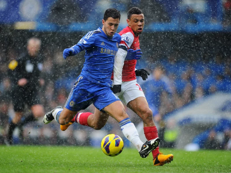 chelsea, arsenal, мяч, eden hazard