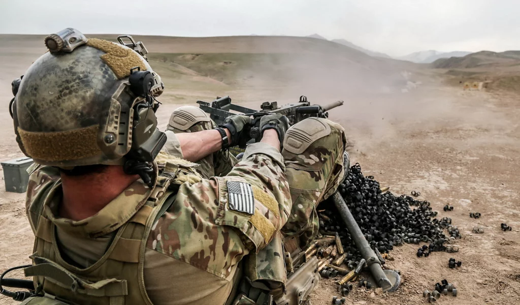 united states spec ops, machine gun, afghanistan