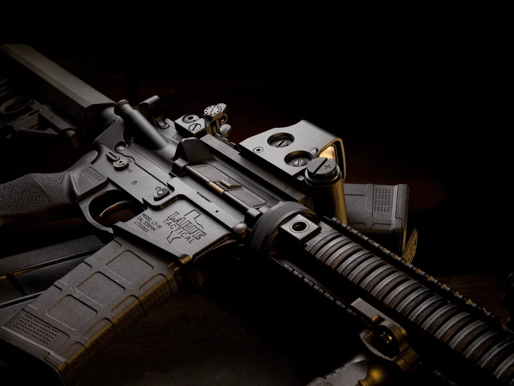 ar-15, автомат, m4, полумрак, штурмовая винтовка