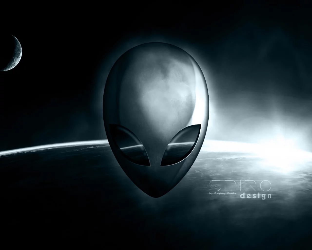 пришелец, космос, земля, alienware