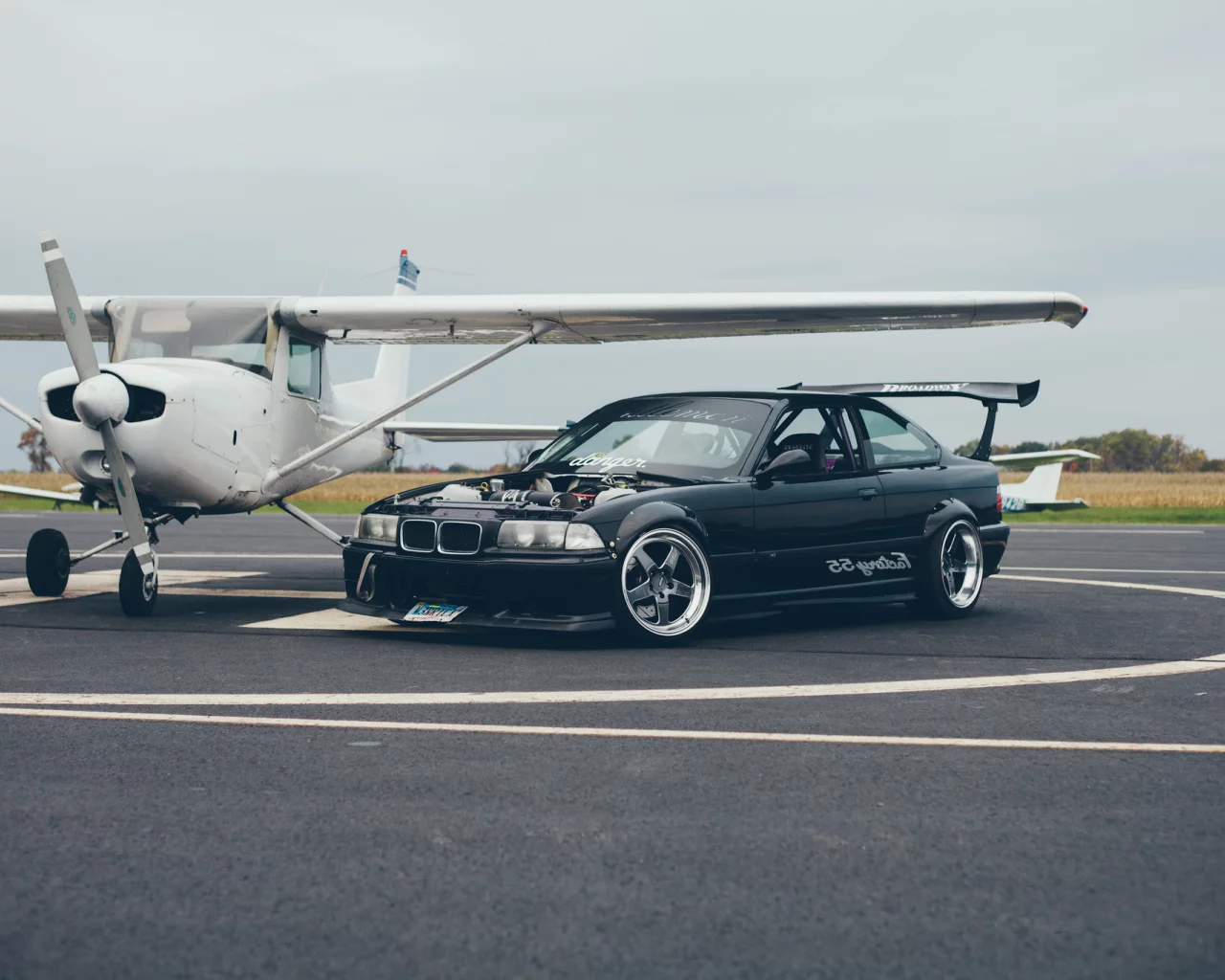 bmw m3, бмв, stance, тюнинг, car, tuning, самолёт