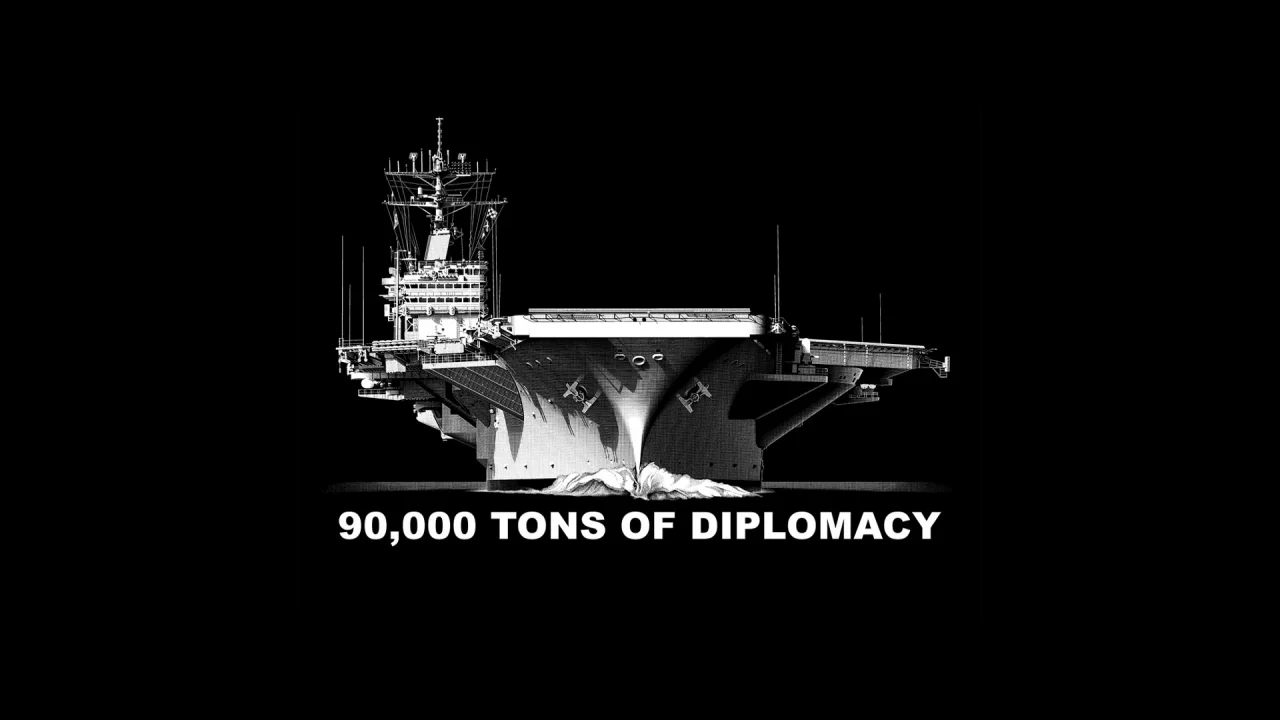90 000, фон, тонн дипломатии, авианосец, оружие