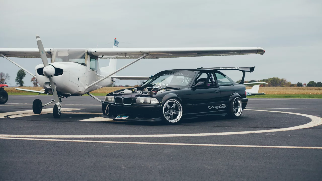 bmw m3, бмв, stance, тюнинг, car, tuning, самолёт