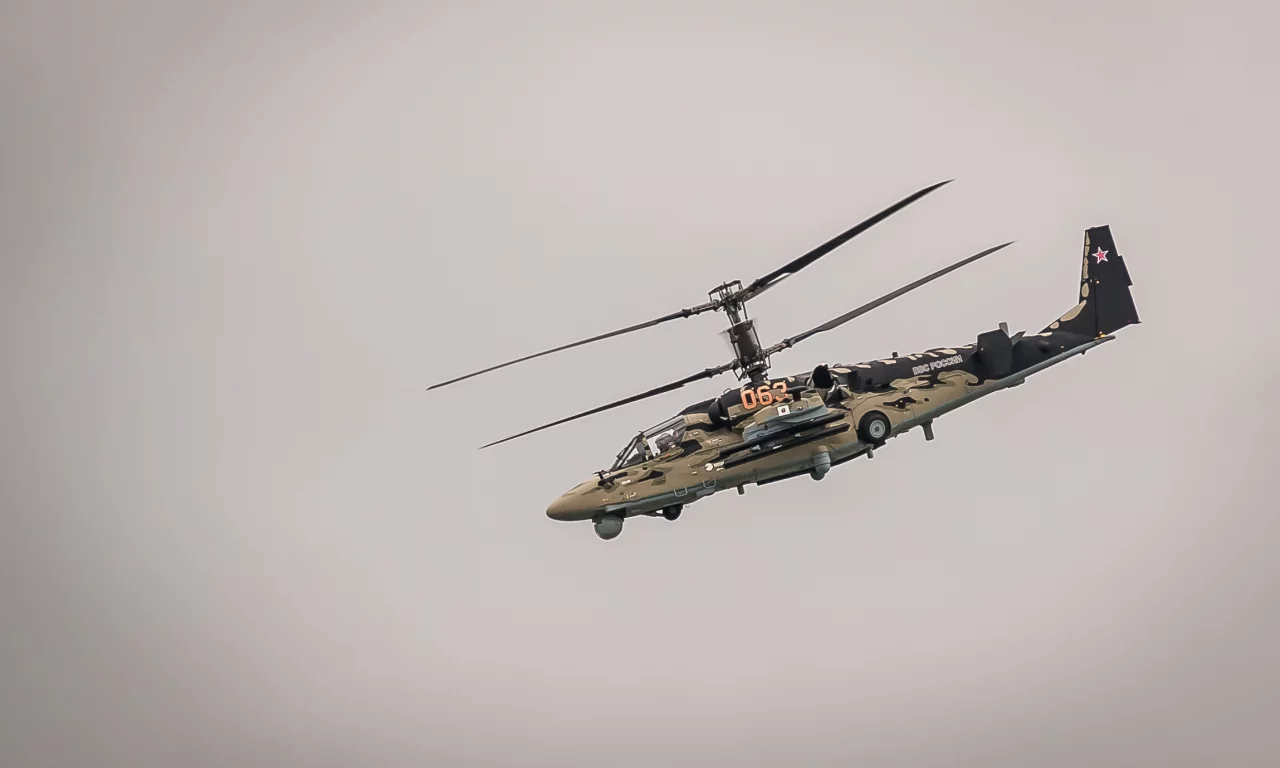 ка-52, полёт, российский, _аллигатор_, вертолёт, ударный